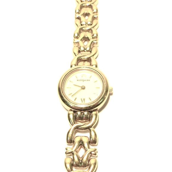 Vintage Wittnauer CZ8230-0751 - Gold Toned Analog Ladies Wrist Watch - Picture 8 of 11